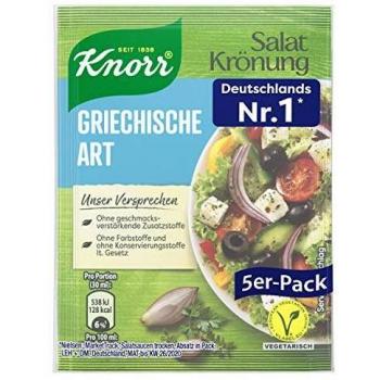 Knorr Salatkrönung Griechische Art Dressing Beutel 15er Pack (15×45 g)
