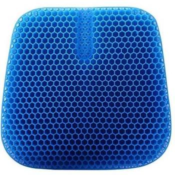 Bionisches Sitzgelkissen VAIYNWOM – orthopädisch, atmungsaktiv, DarkBlue