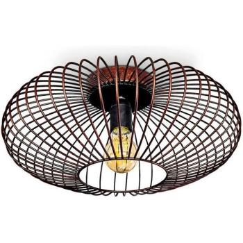 Plafonnier Design HOFSTEIN Pieris Noir et Cuivre E27 60W
