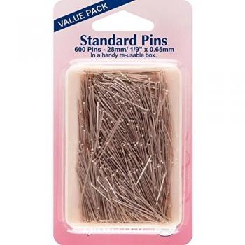Hemline Standard Sewing Pins 28mm