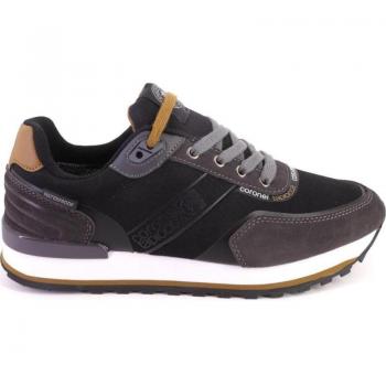 Coronel Tapioca Zapatillas casuales 500 para hombre, color negro