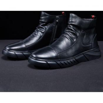 Bottes chaudes en fourrure pour homme