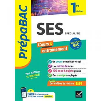 Prépabac SES 1re générale (spécialité): nouveau programme de Première