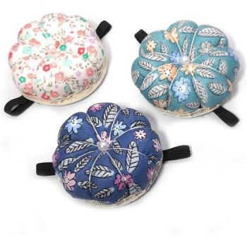 Pumpkin Wrist Pin Cushion for Needlework