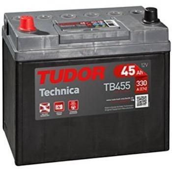 Batería Tudor 45Ah 330A para vehículos sin sistema Start-Stop