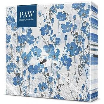 Dekorative Papierserviette Flachspflanzen 20 Stück 33x33cm