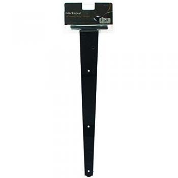 Heavy-Duty 18-Inch T-Hinges Black Pair