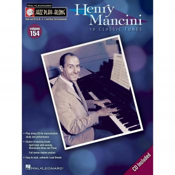 Henry Mancini Jazz PlayAlong Volume 154 by By composer Henry Mancini