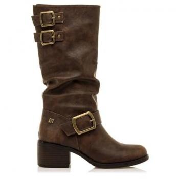 Persea Botas Marrones 54663, Tacón 3-5 cm, Casual