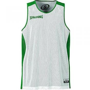 Spalding Kids Fußballtrikot Essential Reversible T-Shirt – Grün/Weiß (XXS)