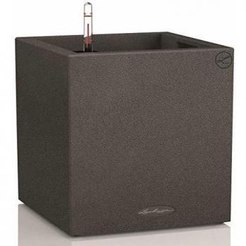 Lechuza Pot Canto Pierre Cube Noir Graphite 40x40x40 cm