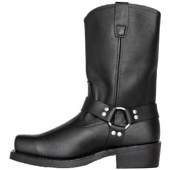 Bottes décontractées noires pour motards