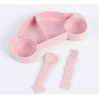 ZOTOBON Kids Dinner Plate and Utensils Set F103