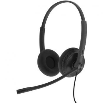 UH34 Lite Duo USB‑A di Yealink – Cuffie da Ufficio Nera