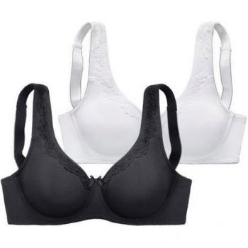Eleganter Minimizer-BH im Doppelpack, Nuance, Gr. 80D