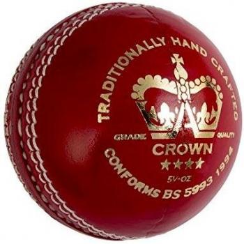 Gray Nicolls Crown 4 Star Cricket Ball 5.5oz Red
