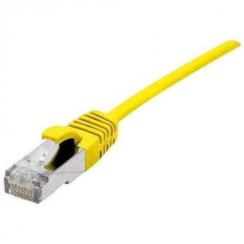 Dexlan Cat. 6A Netzwerkkabel, ultradünn, 5 m, gelb