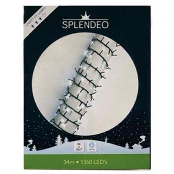 Cadena de luces LED blanca Splendeo