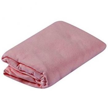 DOUX NID Drap-Housse en Jersey Rose Poudré 60 x 120 cm