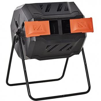 Dual Chamber 160L Tumbling Compost Bin