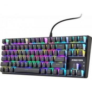 Preyon Klawiatura Brown Blitz Claw Gateron Brown PBBC87B – 87‑Keys RGB