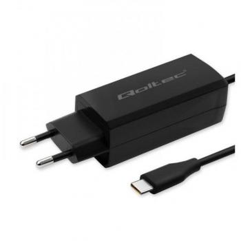 Cargador Portátil Qoltec 90W GaN – 5-20V, 3-4.5A, USB‑C 3.1