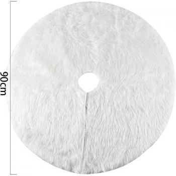 Elegant Faux Fur Tree Skirt
