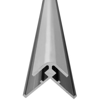 Profilé Angle 90° Extérieur Pour Panneau Vipanel 3 Mm – Aluminium Mat, Hauteur 255 Cm