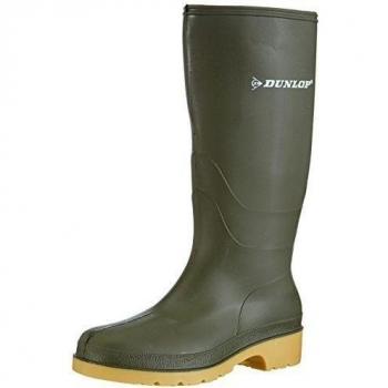 Bottes de protection enfantine Dunlop 16247, couleur vert olive, EU 35