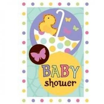 Set de 8 invitations baby shower, Amscan International