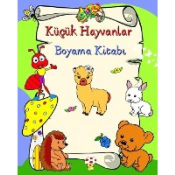 Küçük Hayvanlar Boyama Kitabı: Renklendirmeye hevesli çocuklar için gülümseyen hayvanlar