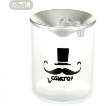 Trendy Glass Ashtray for Home Use