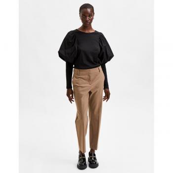 Selected Pantaloni Ria Cammello / Melange 34