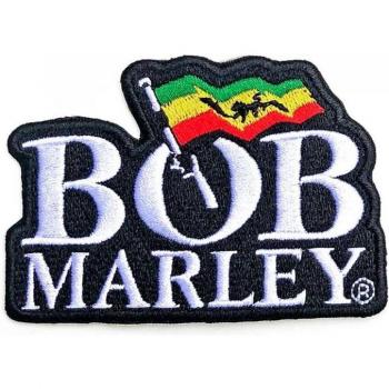 Toppa Termoadesiva One Size Nero con Logo Bob Marley