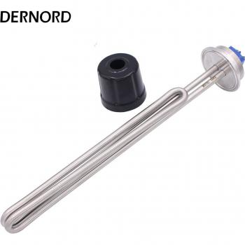 DERNORD 2 Tri‑Klemme OD 64 mm 240 V 3,5 kW Heizungselement Rückwärtsführung