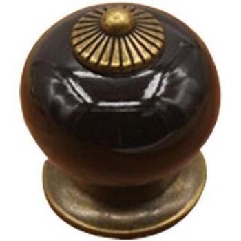 Bronze Ceramic Cupboard Knobs 2 Pack