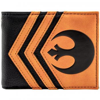 Star Wars Rebel Logo Bifold Wallet – Orange Stripe