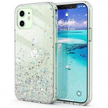 Women's Glitter Stars Phone Case for iPhone 12/12 Pro