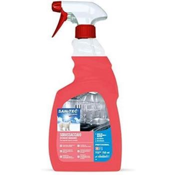 DETERGENTE SGRASSANTE SANITEC 750ML PER PULIZIA DI SUPERFICI IN ACCIAIO INOX