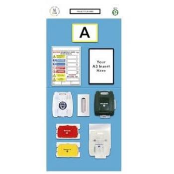 First Aid Rack End Display Board