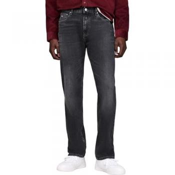 TOMMY JEANS Jeans Regular Straight schwarz | 36/L34
