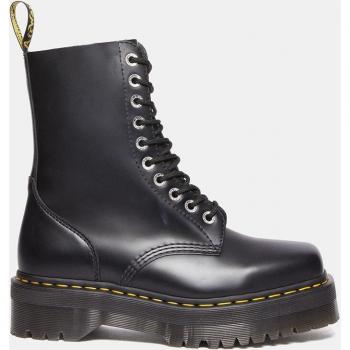 Dr. Martens Botines de Cuero Mujer 1490 Quad con Plataforma y Costuras