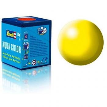 Peinture de Maquettisme Aqua Jaune Fluo Satiné