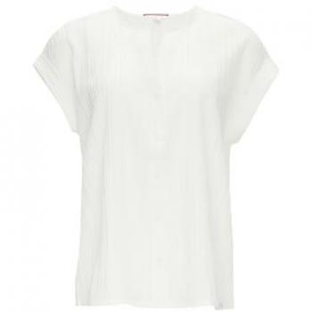 Damenbluse in Crinkle-Optik