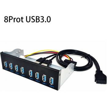 7-Port USB Hub with 5Gbs for CD-ROM Drive Bay and USB 3.0 Cable