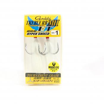 Gamakatsu 67889 Triplo Gancio RB MH FT Scudo Lato Hyper Taglia Unica 1
