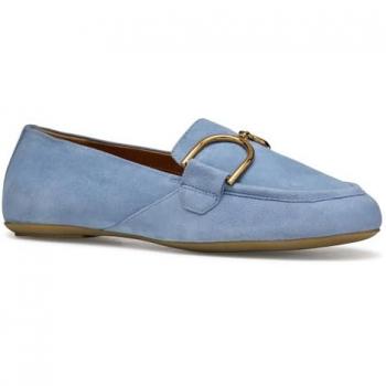 Geox Slipper D Palmaria in Hellblau für Frauen