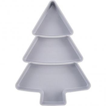 28cm Plastic Christmas Tree Serving Dish