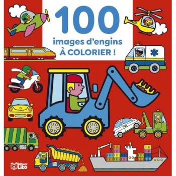 100 images d'engins à colorier !