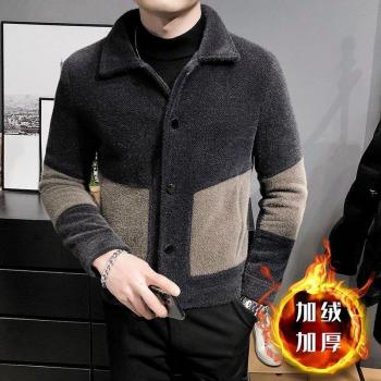 2022 Winter Men's Wool Blend Windbreaker